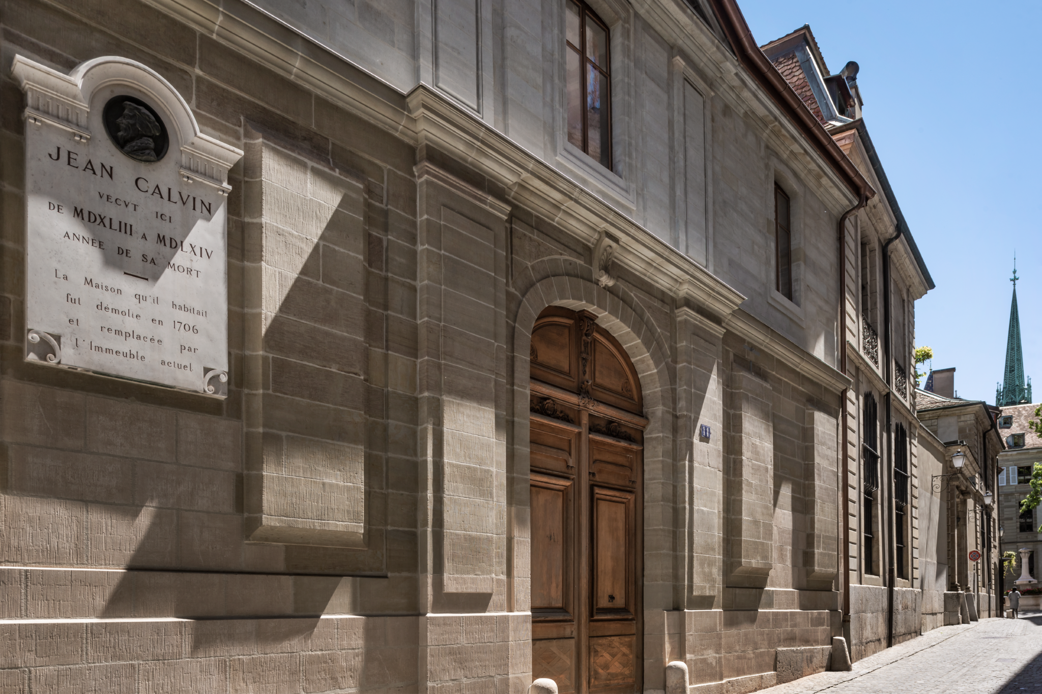 Rue Jean Calvin in Geneva