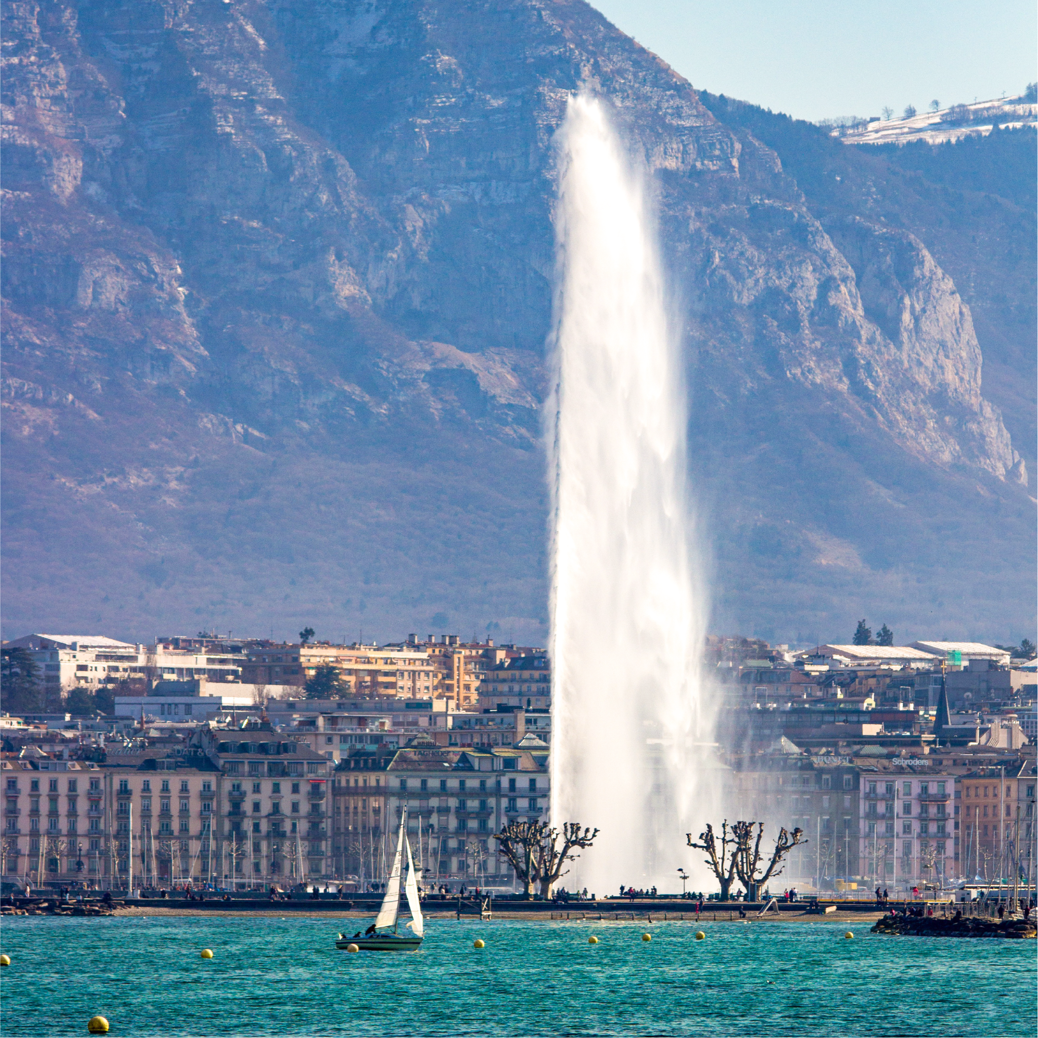 Jet d'Eau in Geneva